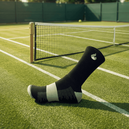 Tennis Socken Crew Lite Schwarz/Grau