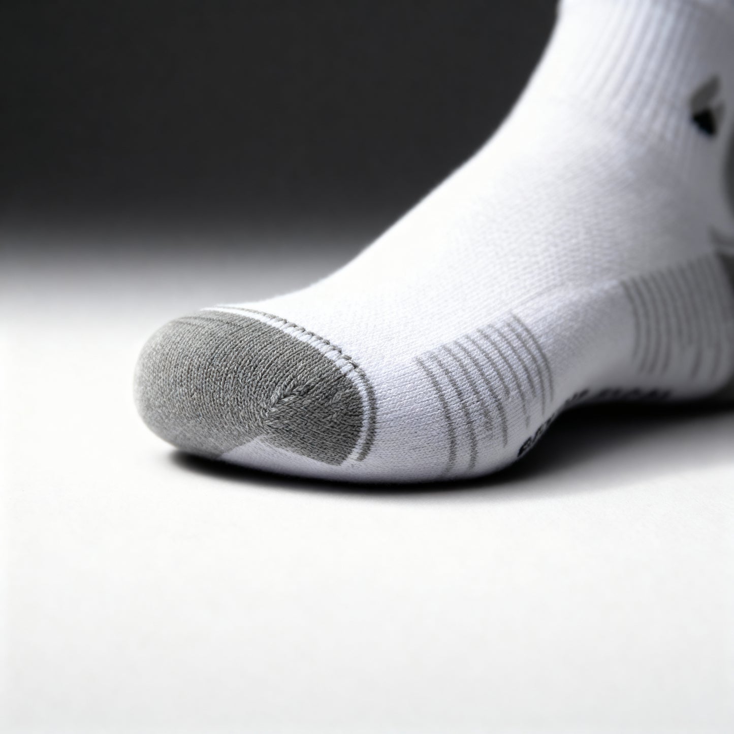 Running Socks Ankle White/Grey