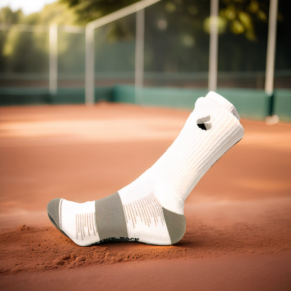 Calcetines de tenis Active Rock Blanco/Gris